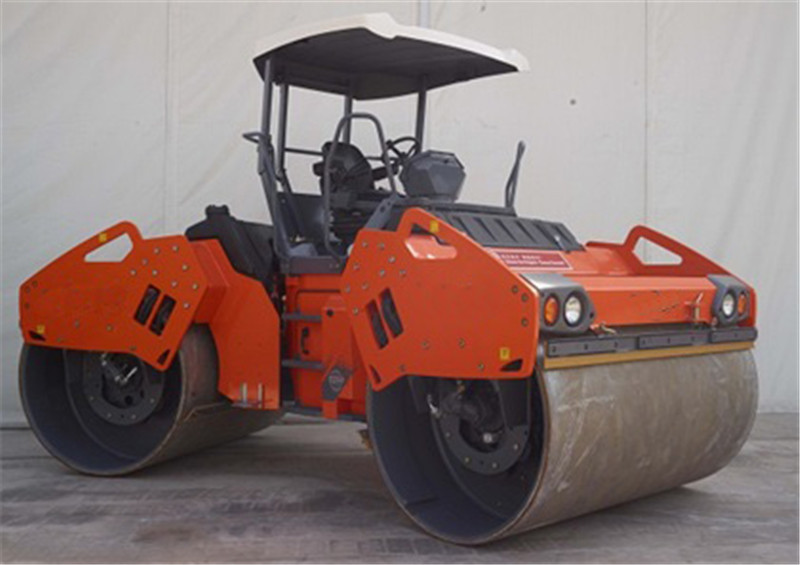 悍马双钢轮压路机